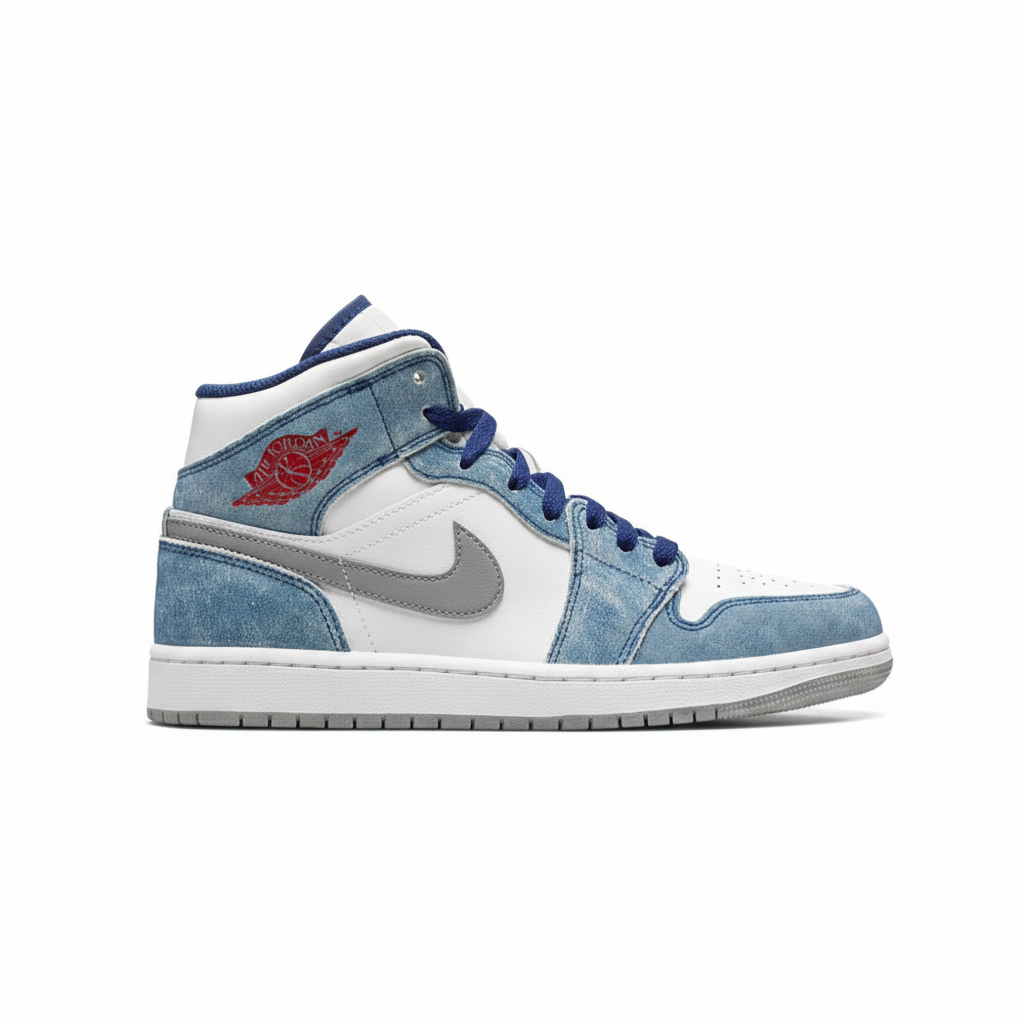 Jordan 1 Mid French Blue
