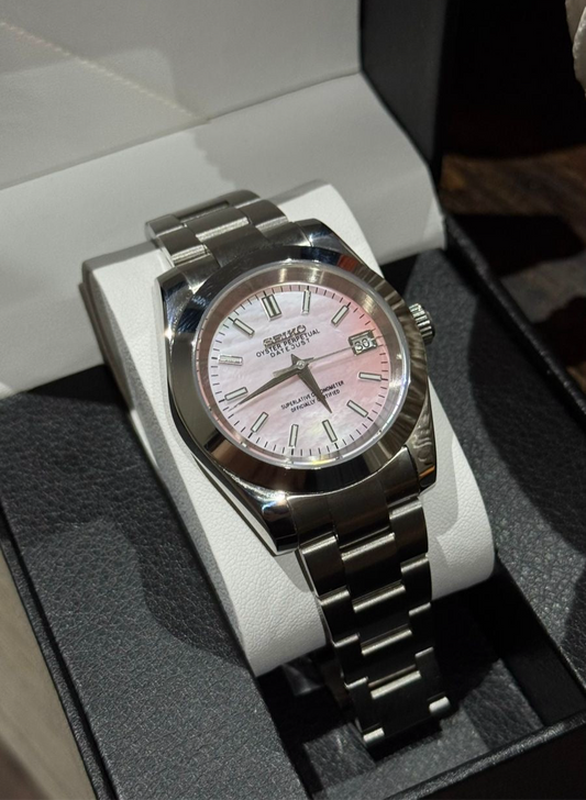 Seiko Mod Oyster Pink
