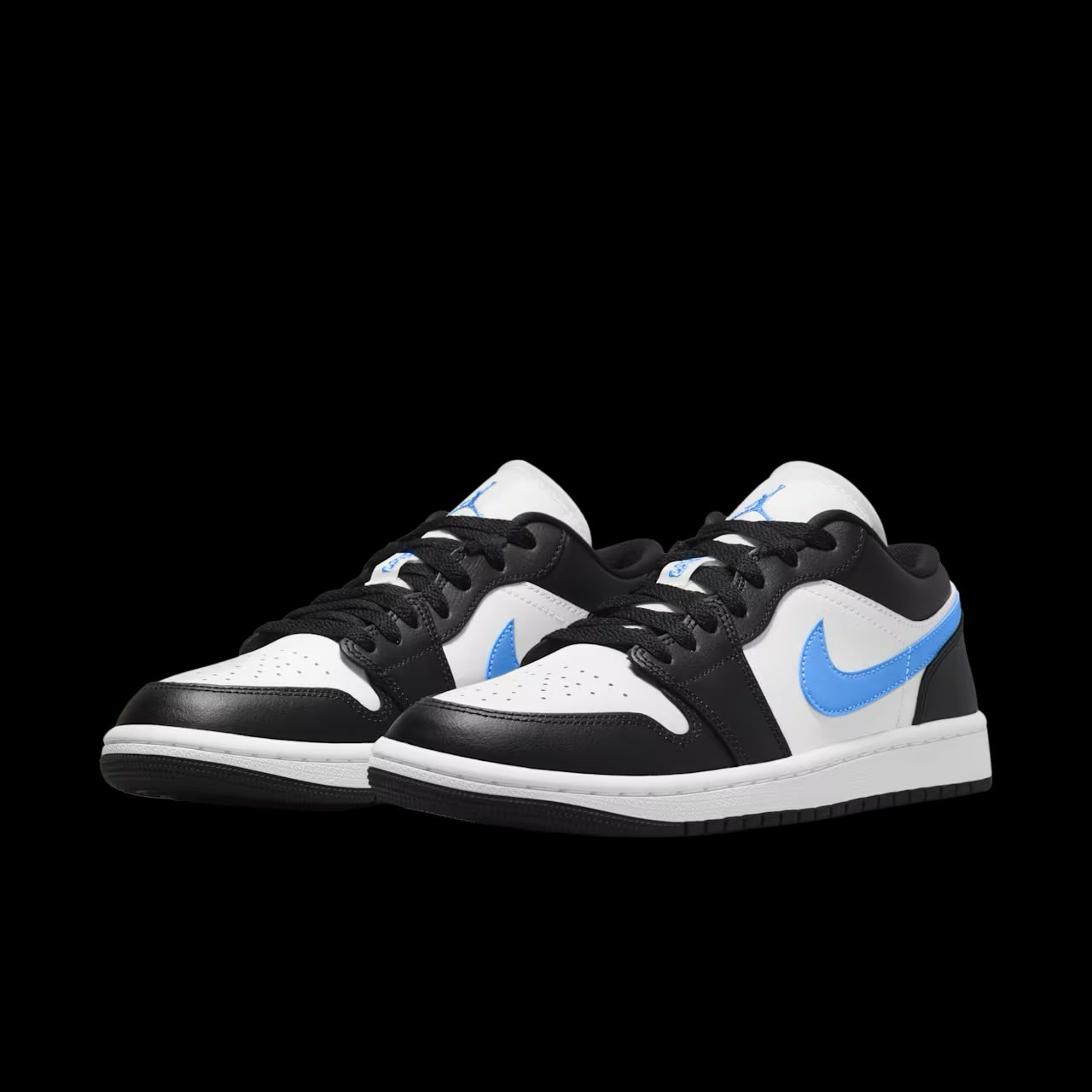Jordan 1 Low “Black University Blue”